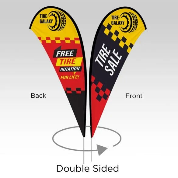 Single and Double Sided Teardrop Flags